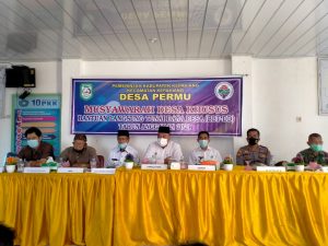 Musyawarah Desa Khusus BLT-DD 2021 Desa Permu Tetapkan 47 KK Penerima Manfaat