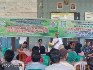 Desa Pematang Donok Gelar RKPdes dan Musdessus, Tetapkan 74 KK Penerima BLT DD 2021