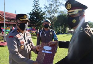 11 Personil Polres Kepahiang Naik Pangkat, Kompol Ahmad Suhada Masuki Purnabakti