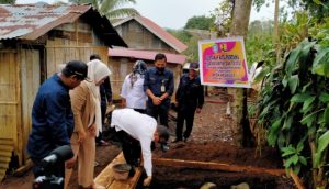 Peletakan Batu Pertama Pembangunan Infrastruktur, Bupati Hidayat : Pemerintah Daerah Terus Berupaya Mendapatkan Program Pemerintah Pusat