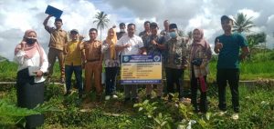 Realisasikan Dana Desa, Pemdes Kampung Bogor Bangun Pelapis Tebing