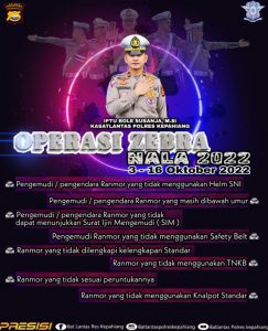 Ops Zebra Nala 2022 Segera Dimulai, Patuhi Peraturan Lalu Lintas dan Lengkapi Surat-Surat Kendaraan