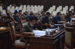 DPRD Provinsi Bengkulu Laporkan Hasil Rapat Banggar Raperda Pelaksanaan APBD 2021
