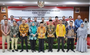 BPKAD Kota Bengkulu Hadiri Sosialisasi Permendagri Nomor 84 Tahun 2022
