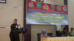 Kejaksaan Negeri Bengkulu Gelar Rakor Pengawasan Aliran Kepercayaan/ Keagamaan