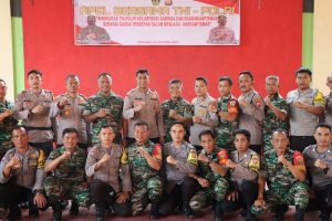 Tingkatkan Sinegitas TNI – POLRI, Kapolres Kepahiang Gelar Apel Bersama