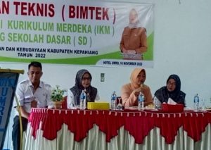 Dikbud Kepahiang Gelar Bimtek Implementasi Kurikulum Merdeka