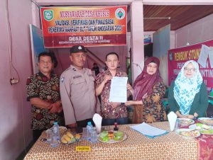 36 KPM Desa Daspeta 2 Ditetapkan Sebagai Penerima BLT DD