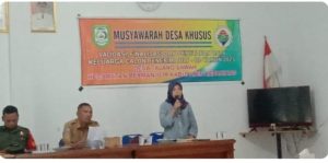 Melalui Musdesus Desa Talang Sawah Tetapkan 36 KPM BLT-DD TA 2023