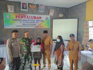 Desa Air Selimang Bagikan BLT DD Sebanyak 20 KK