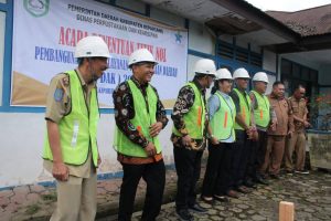 Penentuan Titik Nol Gedung Layanan Perpustakaan Daerah Kabupaten Kepahiang