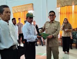 Bupati Serahkan Pembekalan Untuk Sektor Keamanan Pemilu