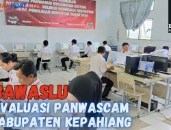 Bawaslu Evaluasi Panwascam Kabupaten Kepahiang