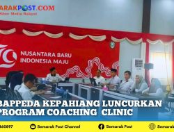 Bappeda Kepahiang Luncurkan Program Coaching Clinic