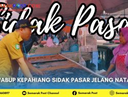 Wabup Kepahiang Sidak Pasar Jelang Nataru