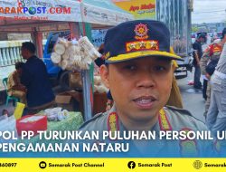 Pol PP Turunkan Puluhan Personil Untuk Pengamanan Nataru