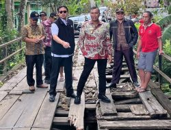 Ketua DPRD dan Wabup Kepahiang Lakukan Sidak Pada Jembatan Sidodadi