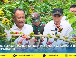 Tinjau Kopi Robusta, KSP RI Kunjungi Kabupaten Kepahiang