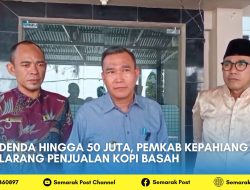Denda Hingga 50 Juta, Pemkab Kepahiang Larang Penjualan Kopi Basah