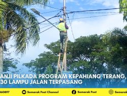 Janji Pilkada Program Kepahiang Terang, 230 Lampu Jalan Terpasang