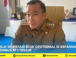 Nilai Investasi Blok Geotermal di Kepahiang Tembus Rp 1 Triliun
