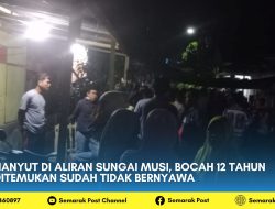 Hanyut di Aliran Sungai Musi, Bocah 12 Tahun Ditemukan Sudah Tidak Bernyawa