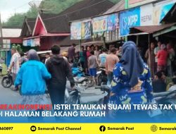 BREAKINGNEWS! Istri Temukan Suami Tewas Tak Wajar di Halaman Belakang Rumah