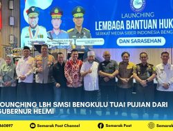 Lounching LBH SMSI Bengkulu Tuai Pujian Dari Gubernur Helmi