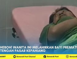 Heboh! Wanita Ini Melahirkan Bayi Prematur di Tengah Pasar Kepahiang