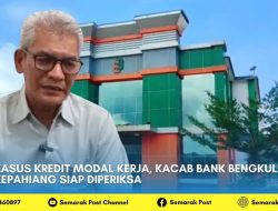 Kasus Kredit Modal Kerja, Kacab Bank Bengkulu Kepahiang Siap Diperiksa