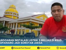 Anggaran Instalasi Listrik 3 Milliar di RSUD Kepahiang Jadi Sorotan Jaksa
