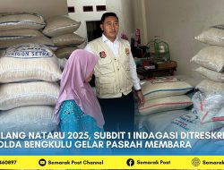 Jelang Nataru 2025, Subdit 1 Indagasi Ditreskrimsus Polda Bengkulu Gelar Pasrah Membara