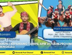 SMPN 1 Kepahiang Tampil Apik di FLS3N Provinsi Bengkulu