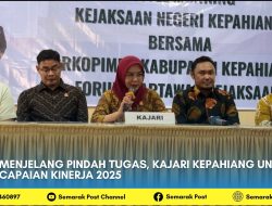 Menjelang Pindah Tugas, Kajari Kepahiang Ungkap Capaian Kinerja 2025