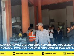 BREAKINGNEWS! Disparpora Kepahiang Digeledah Polda Bengkulu, Dugaan Korupsi Anggaran 2023 Menguat