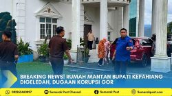 BREAKING NEWS! Rumah Mantan Bupati Kepahiang Digeledah, Dugaan Korupsi GOR