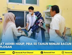 Niat Akhiri Hidup, Pria 50 Tahun Minum Racun Oplosan