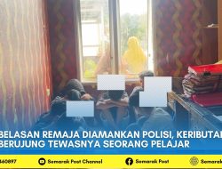 Belasan Remaja Diamankan Polisi, Keributan Berujung Tewasnya Seorang Pelajar