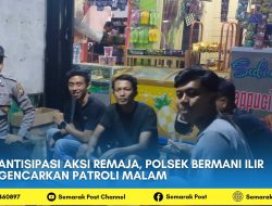 Antisipasi Aksi Remaja, Polsek Bermani Ilir Gencarkan Patroli Malam