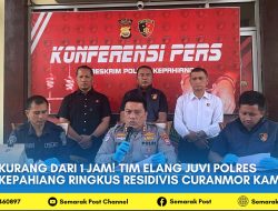 Kurang dari 1 Jam! Tim Elang Juvi Polres Kepahiang Ringkus Residivis Curanmor Kambuhan
