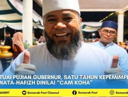 Tuai Pujian Gubernur, Satu Tahun Kepemimpinan Nata–Hafizh Dinilai “Cam Koha”