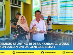 Rembuk Stunting di Desa Kandang, Wujud Kepedulian untuk Generasi Sehat