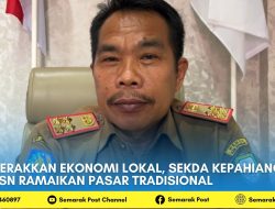 Gerakkan Ekonomi Lokal, Sekda Kepahiang Ajak ASN Ramaikan Pasar Tradisional