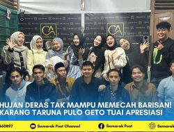 Hujan Deras Tak Mampu Memecah Barisan! Bukber Karang Taruna Pulo Geto Tuai Apresiasi