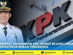 Sempat Diamankan KPK, Wabup Rejang Lebong Dipastikan Bukan Tersangka