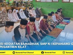 Isi Kegiatan Ramadhan, SMP N 1 Kepahiang Gelar Pesantren Kilat