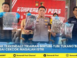 Tak Terkendali! Tikaman Bertubi-tubi Tukang Balon Usai Cekcok Masalah Istri