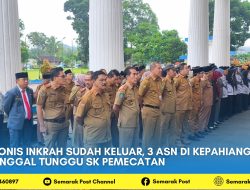 Vonis Inkrah Sudah Keluar, 3 ASN di Kepahiang Tinggal Tunggu SK Pemecatan