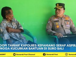 NGOPI TAWAR! Kapolres Kepahiang Serap Aspirasi hingga Kucurkan Bantuan di Suro Bali