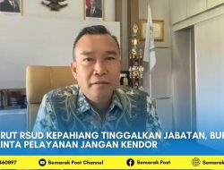 Dirut RSUD Kepahiang Tinggalkan Jabatan, Bupati Minta Pelayanan Jangan Kendor